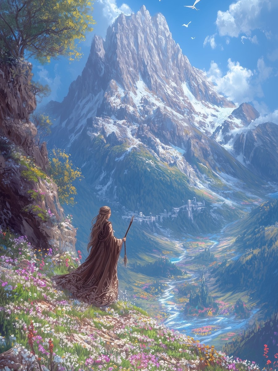 Light Fantasy style example