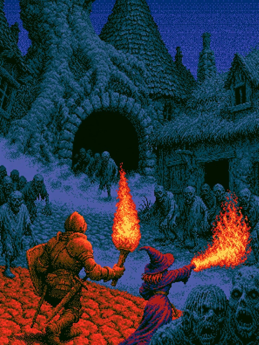Pixel Art style example